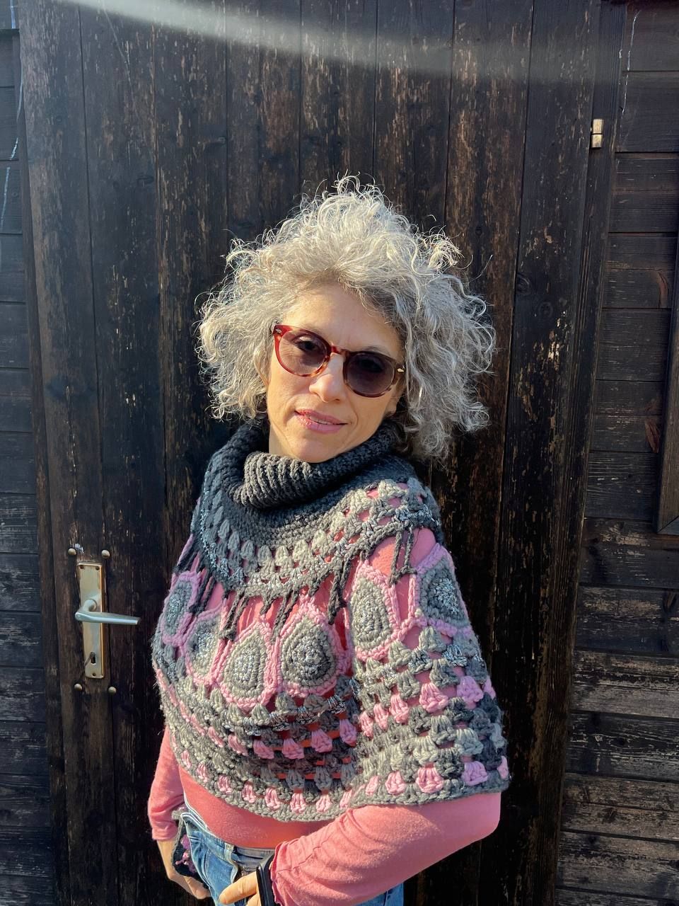 PATTERN - Mantellina colorata