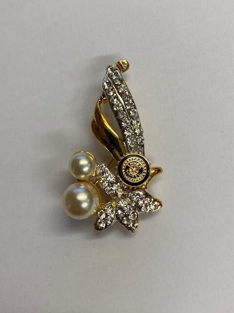 Pearl Leaf Brooch