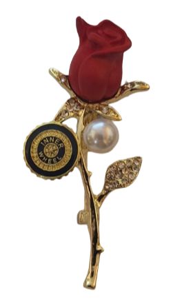 Rose brooch