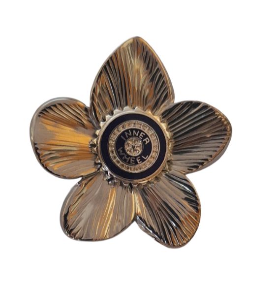 Mini Silver Flower Brooch