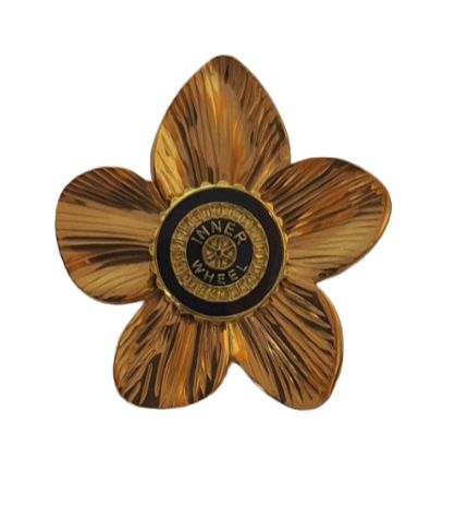 Mini Gold Flower Brooch