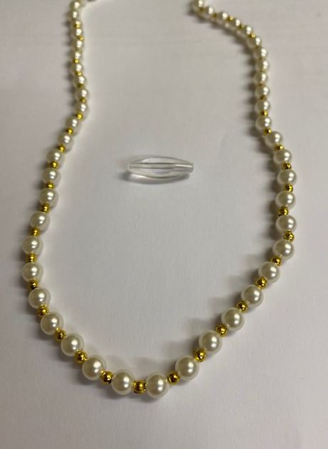 Pearl Club Badge Chain