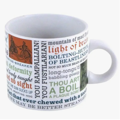 Shakespeare Insults Coffee Mug