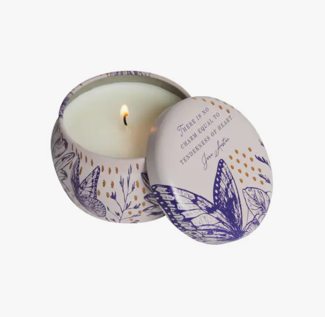 Jane Austen Tenderness of Heart Scented Tin Candle (3oz)
