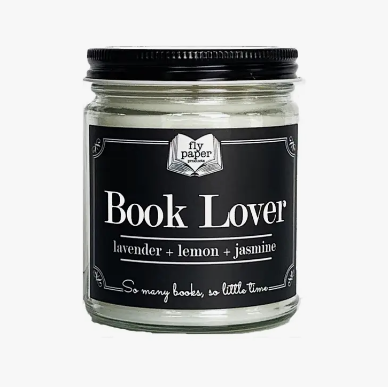 Book Lover Literary Candle