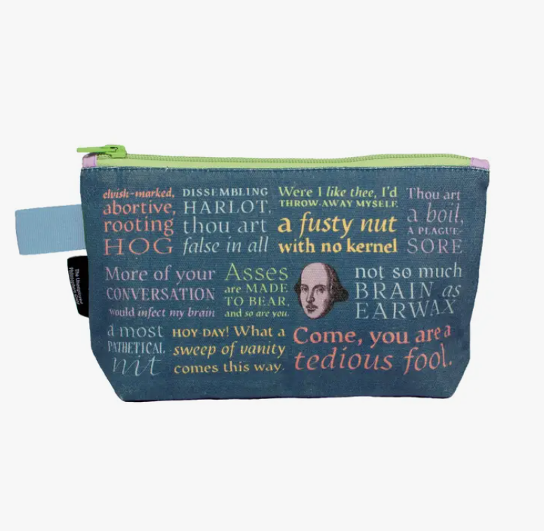 Shakespearean Insults Zipper Bag
