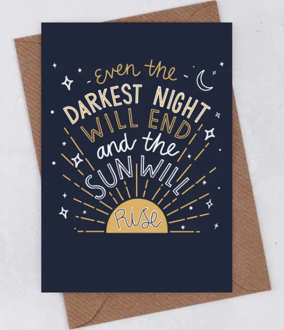 Les Miserables "the Sun will Rise" - Greeting Card