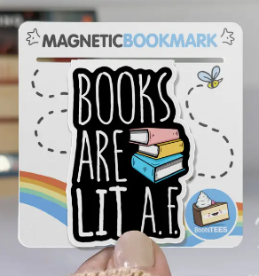 Books Are Lit AF Magnetic Bookmark