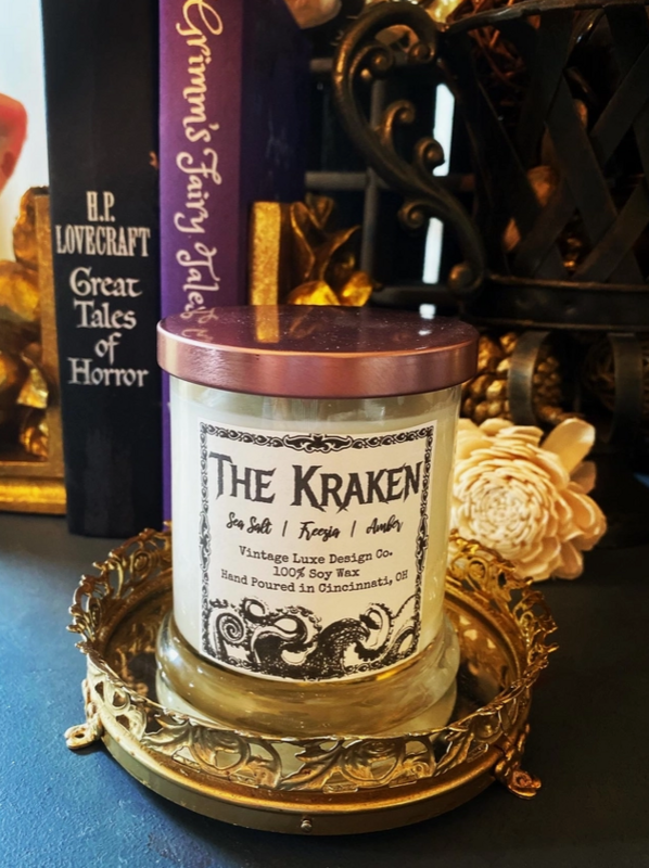 H.P. Lovecraft's 'The Kraken' Luxury Candle