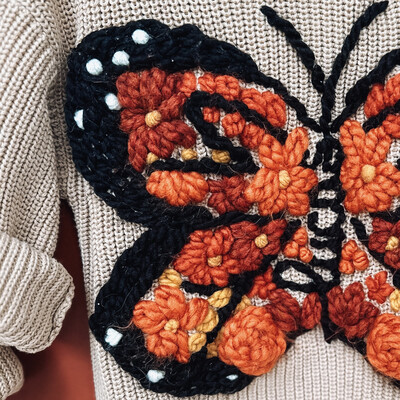 Adult “Lucas” Butterfly Sweater