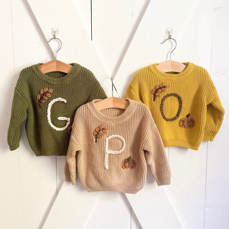 Adult Letter Sweater