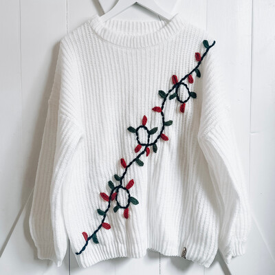 Kids Christmas Lights Sweater