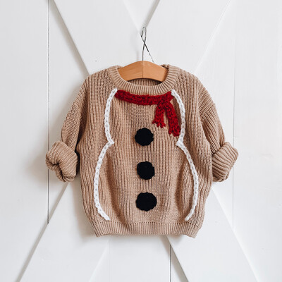 Kids Snowman Sweater