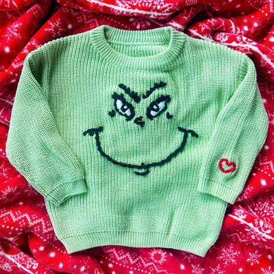 Kids Grinch Sweater