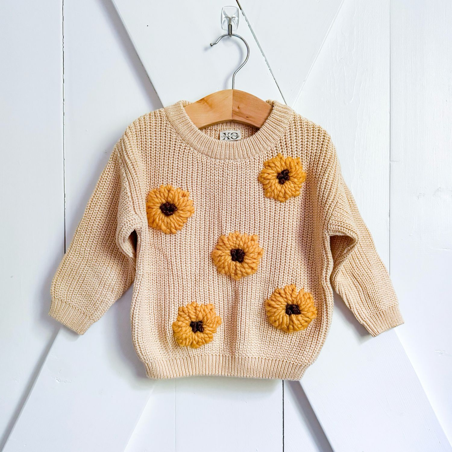 Adult Flower Designs Sweater