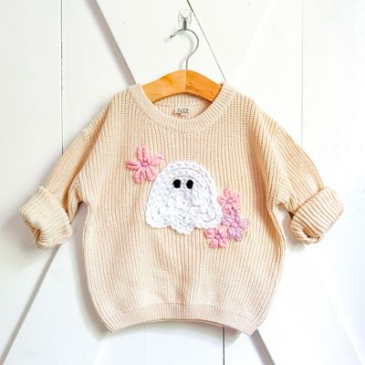 Kids Girly Ghost Sweater