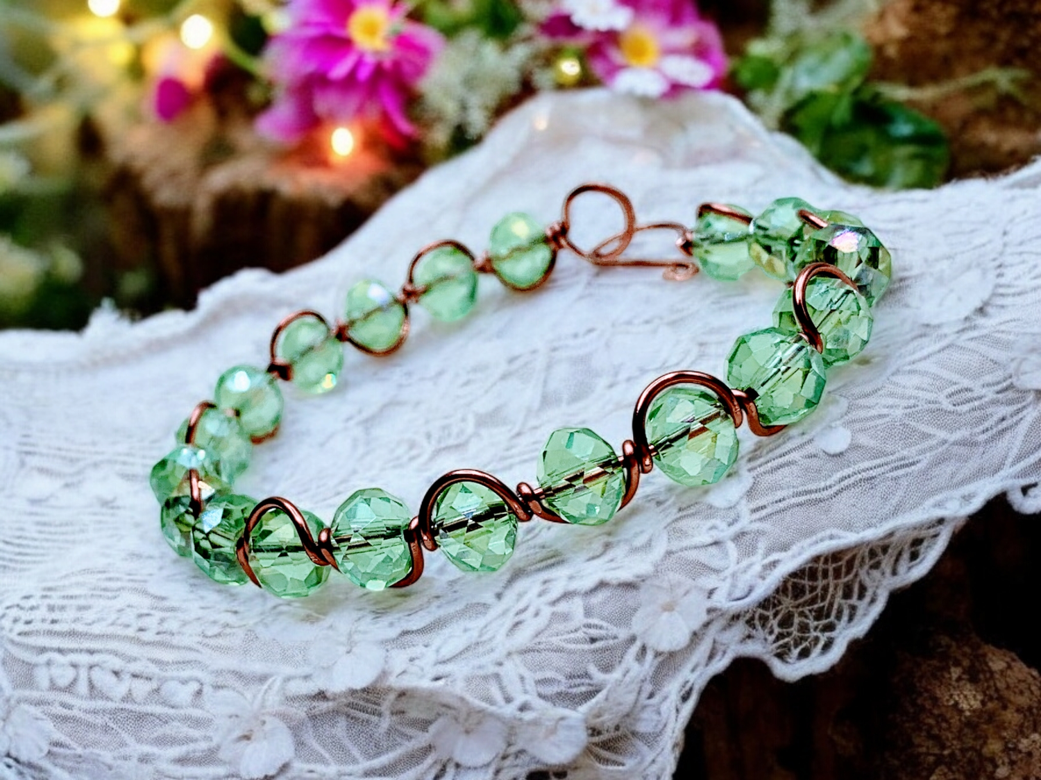 &quot;Fairy Jewels&quot; - Bangle Bracelet