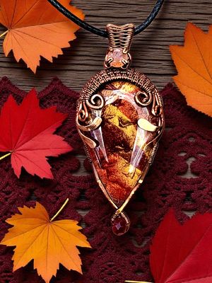 &quot;Autumn&#39;s Heart&quot; Pendant