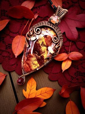 &quot;Autumn&#39;s Heart&quot; Pendant