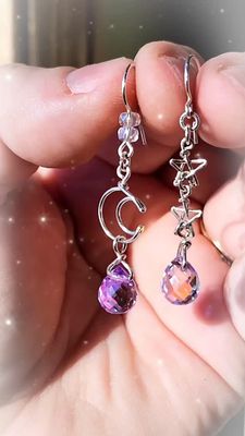 Winter Moon earrings