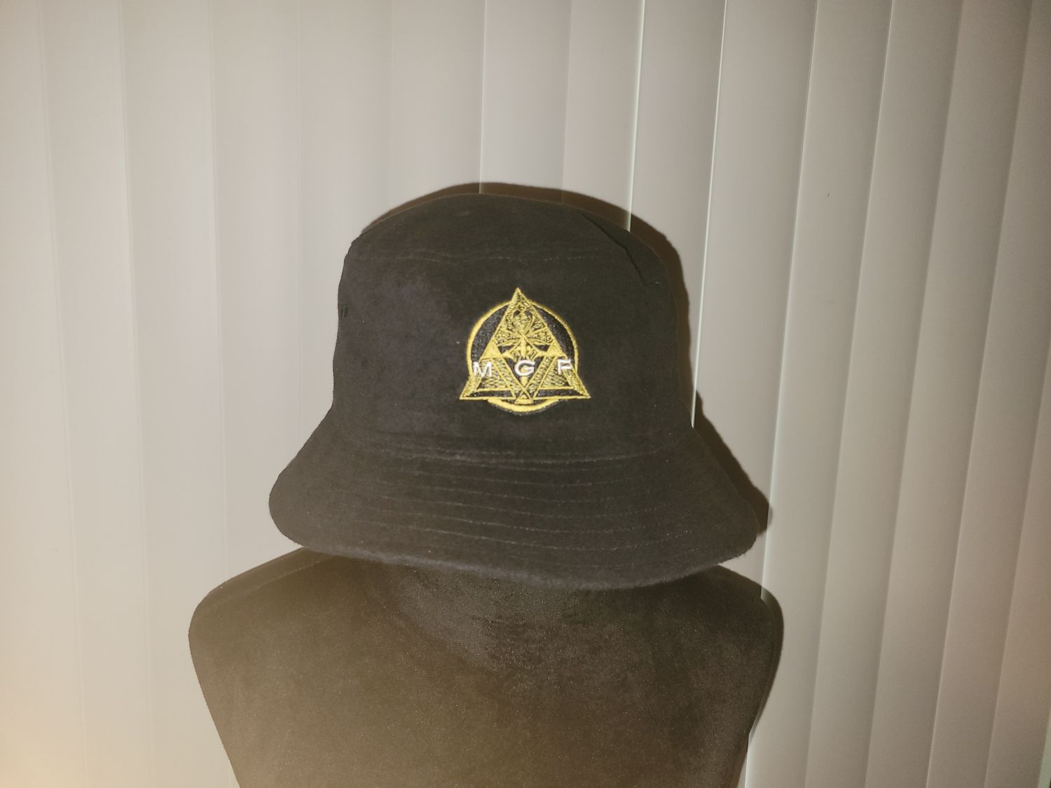 Custom Terry Cloth MGF Bucket Hat with Quotes or logo