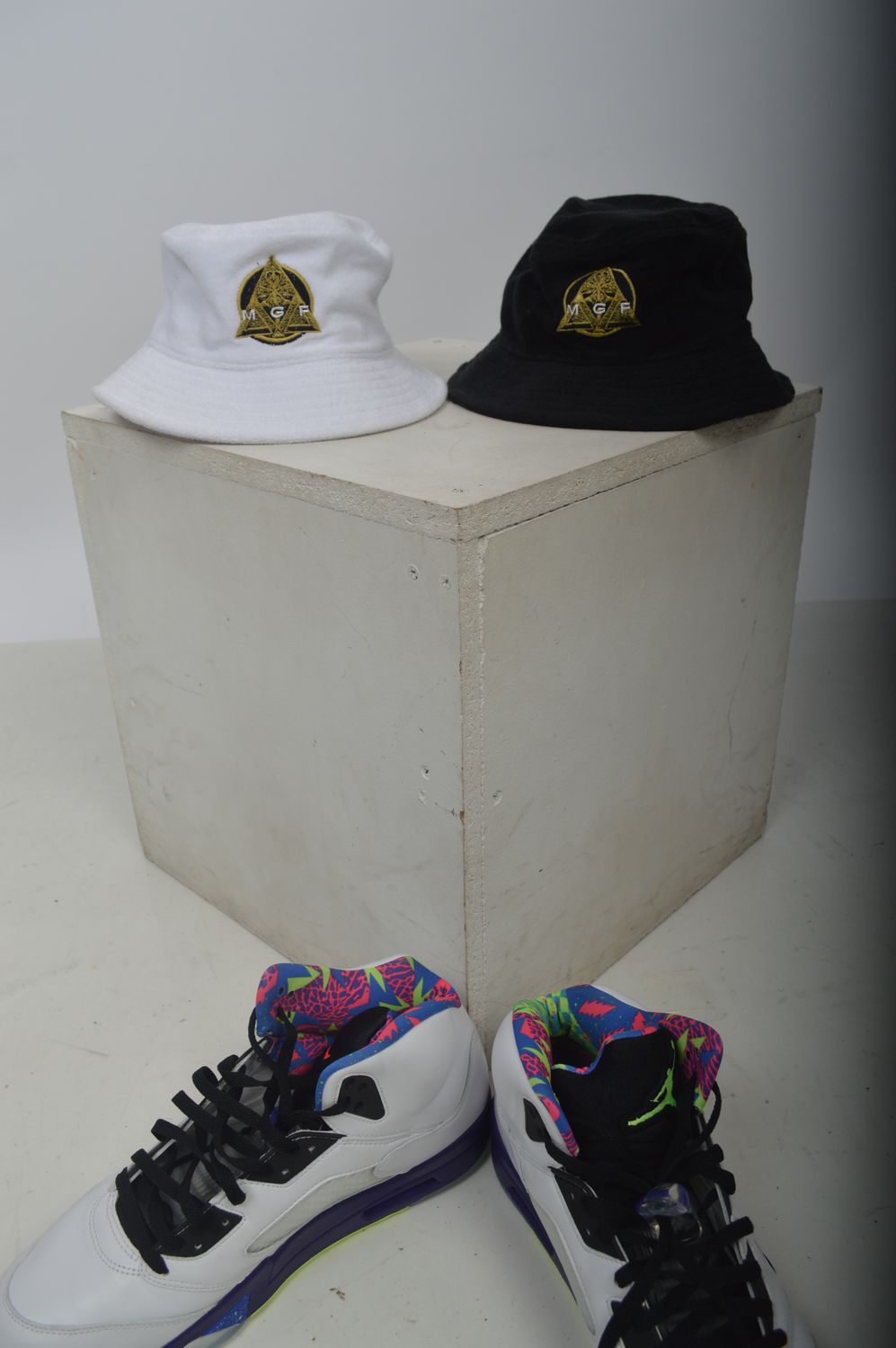 Custom Terry Cloth MGF Bucket Hat with Quotes or logo