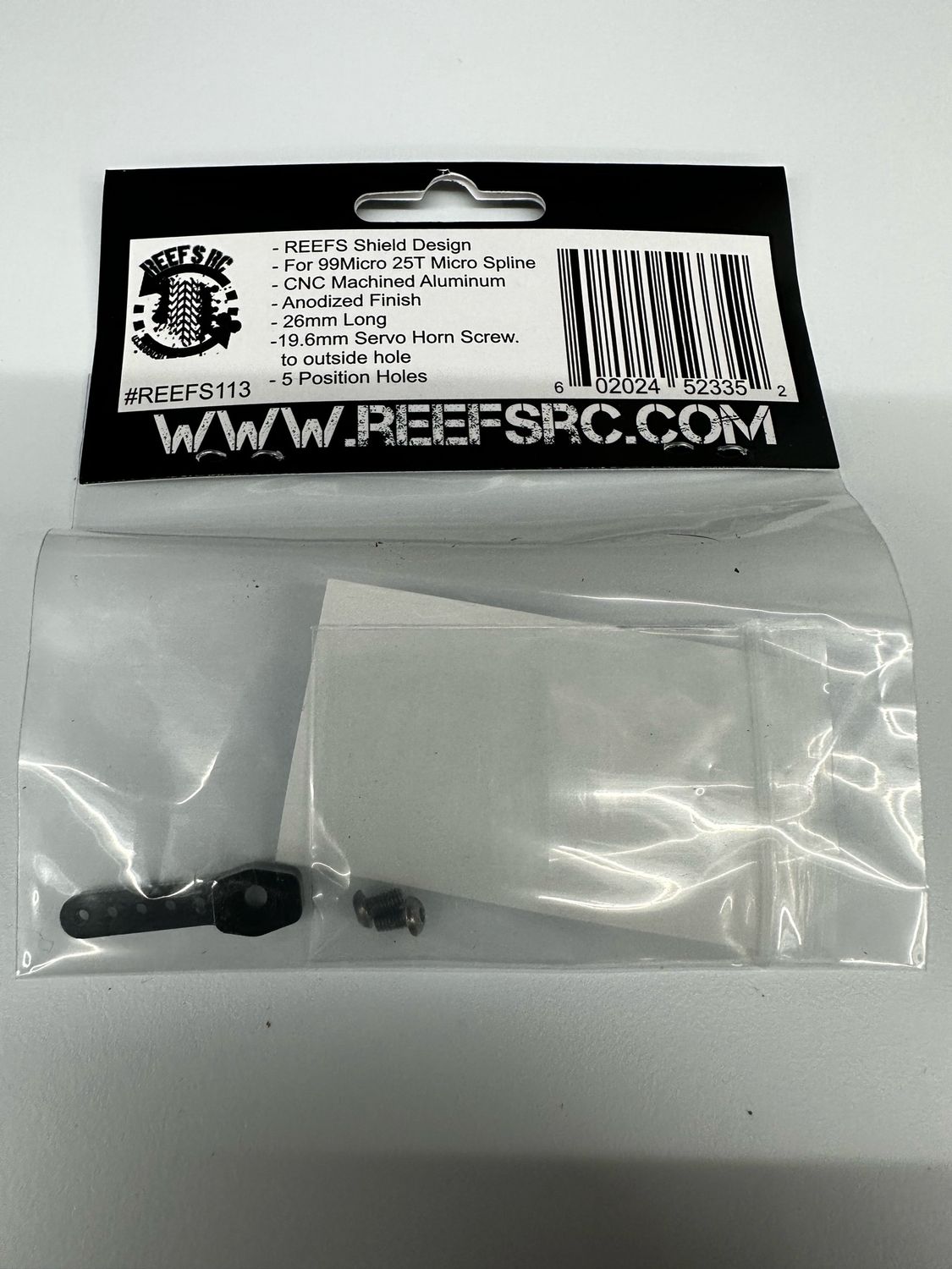 ReefsRC 25t long Micro Servo Horn