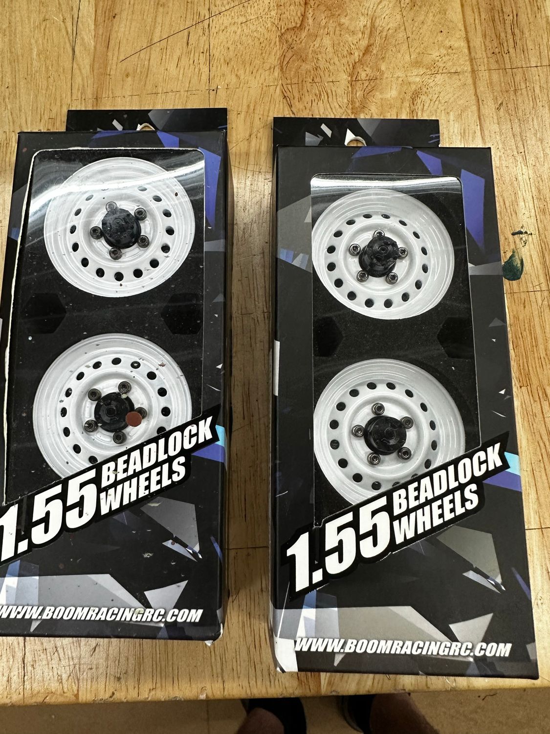 Boom Racing 1.55 16 hole steelies new