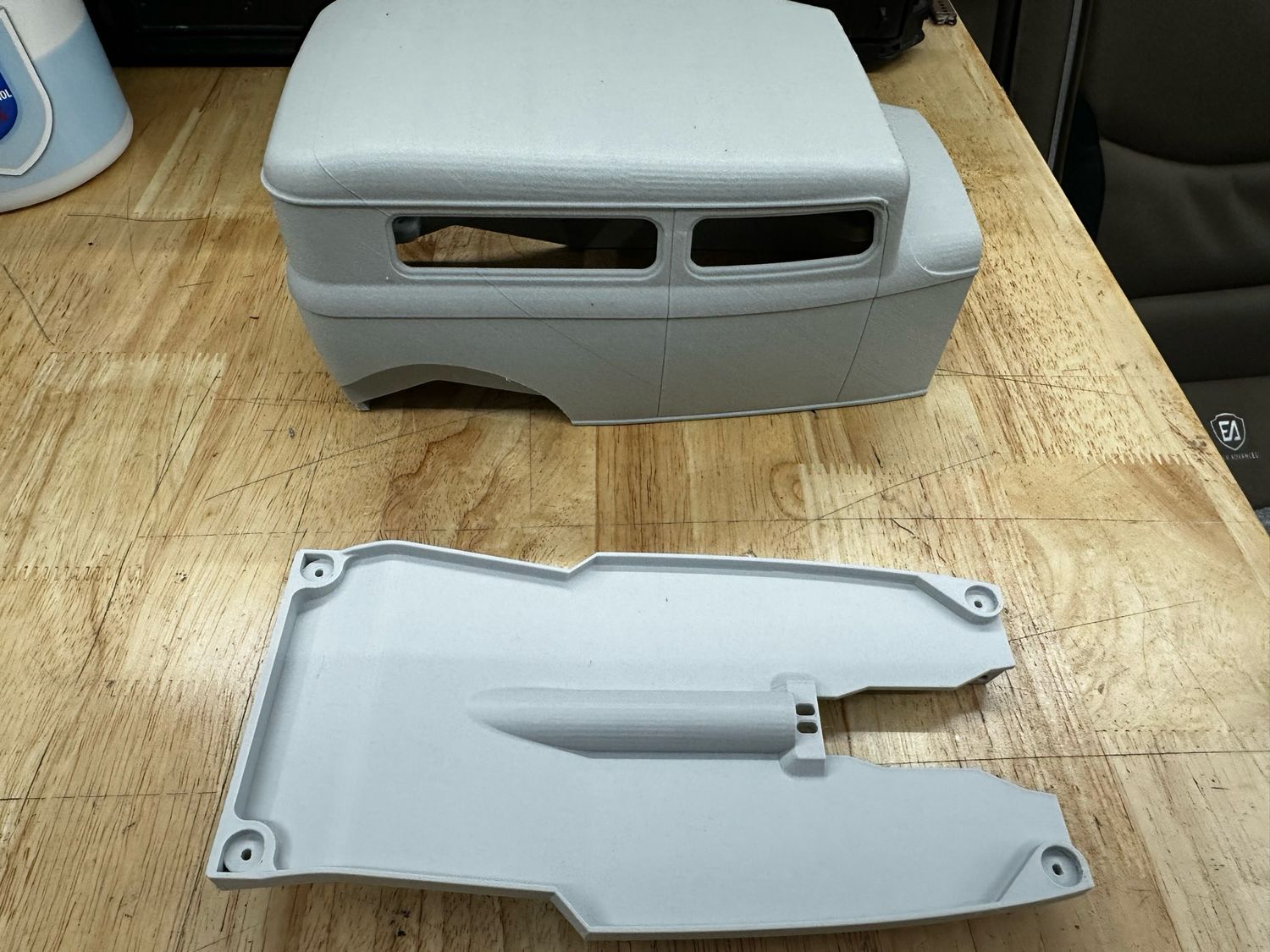 SLIGHT DEFECT,  New Hot Rod Sedan V2 with Floor Pan WITH Hot Rod Chassis Kit, ABS-GF body