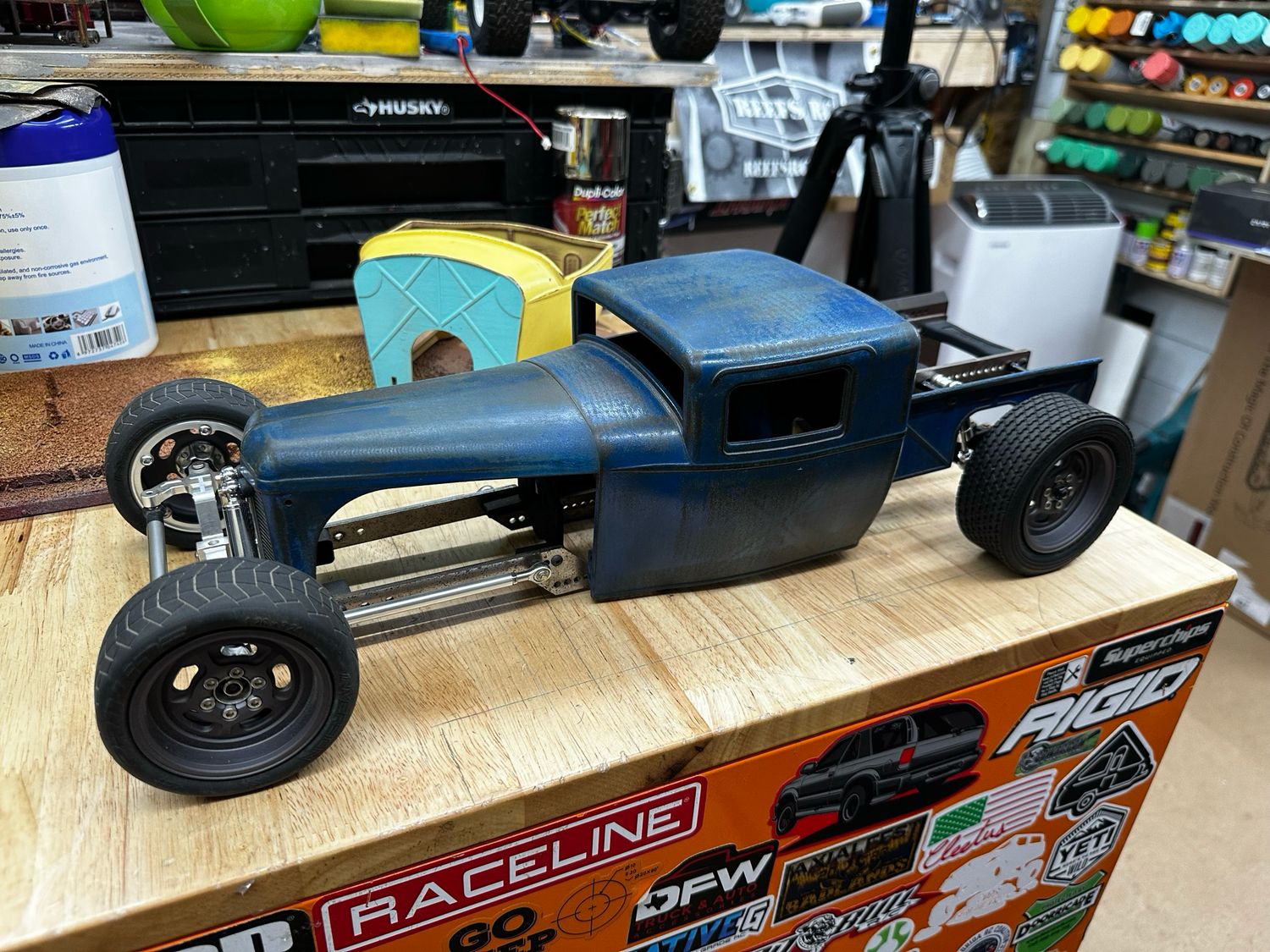 RCratrod Complete chassis, body, bed, axles NO WHEELS/Tires