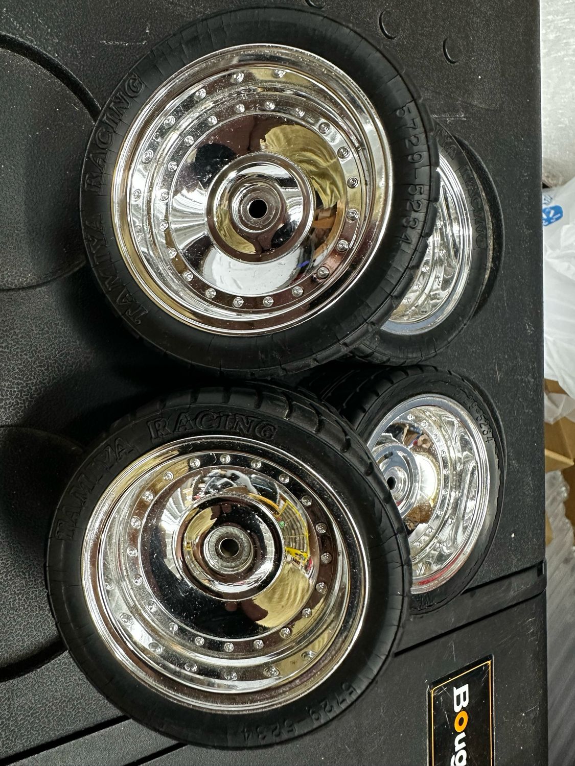 Tamiya 2.2 CC01 Low Rider Wheels &amp; Tires New Old Stock