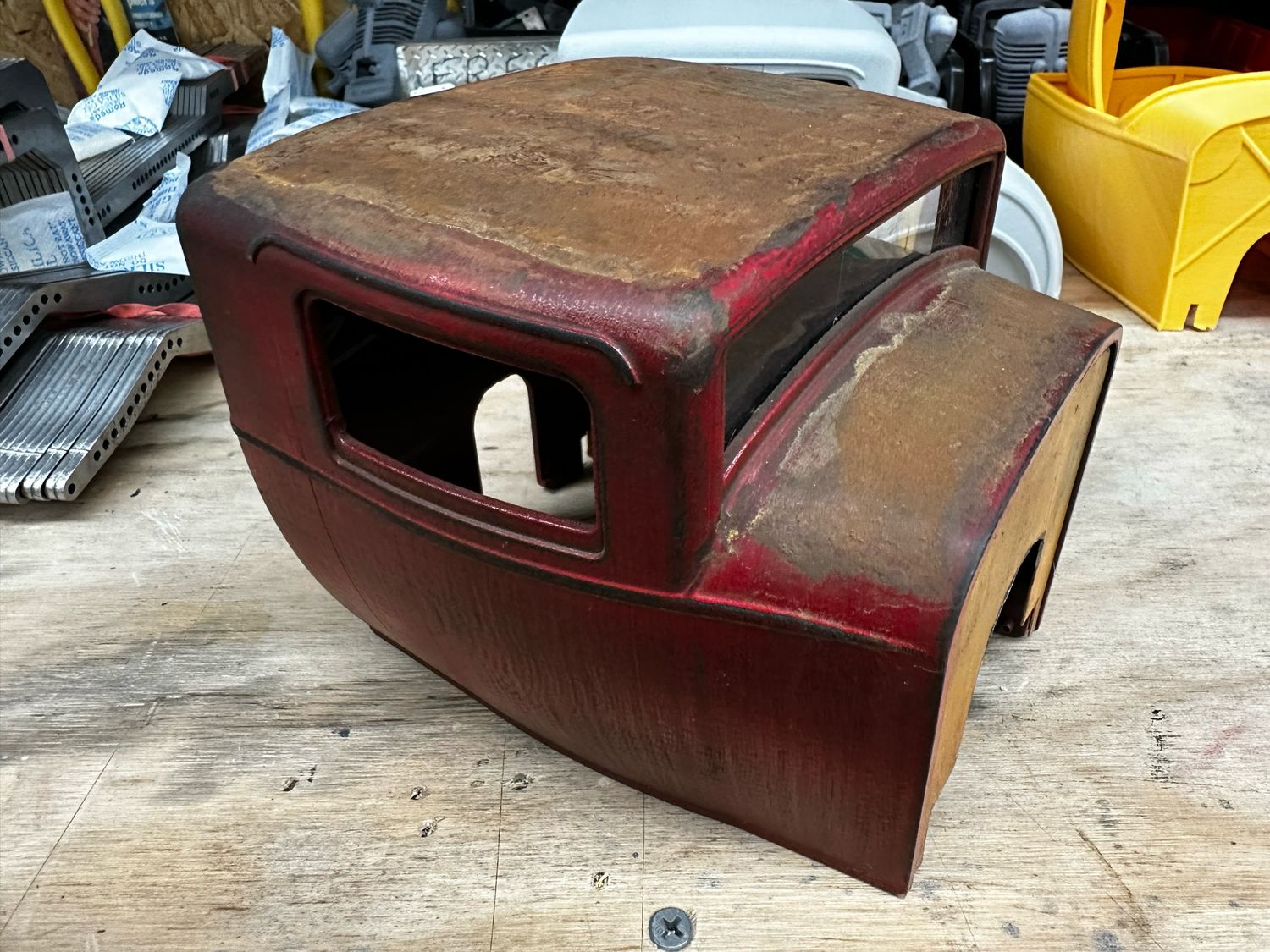 My Red Weathered Ossum Cab from my OG SS Ratrod 1 of 1