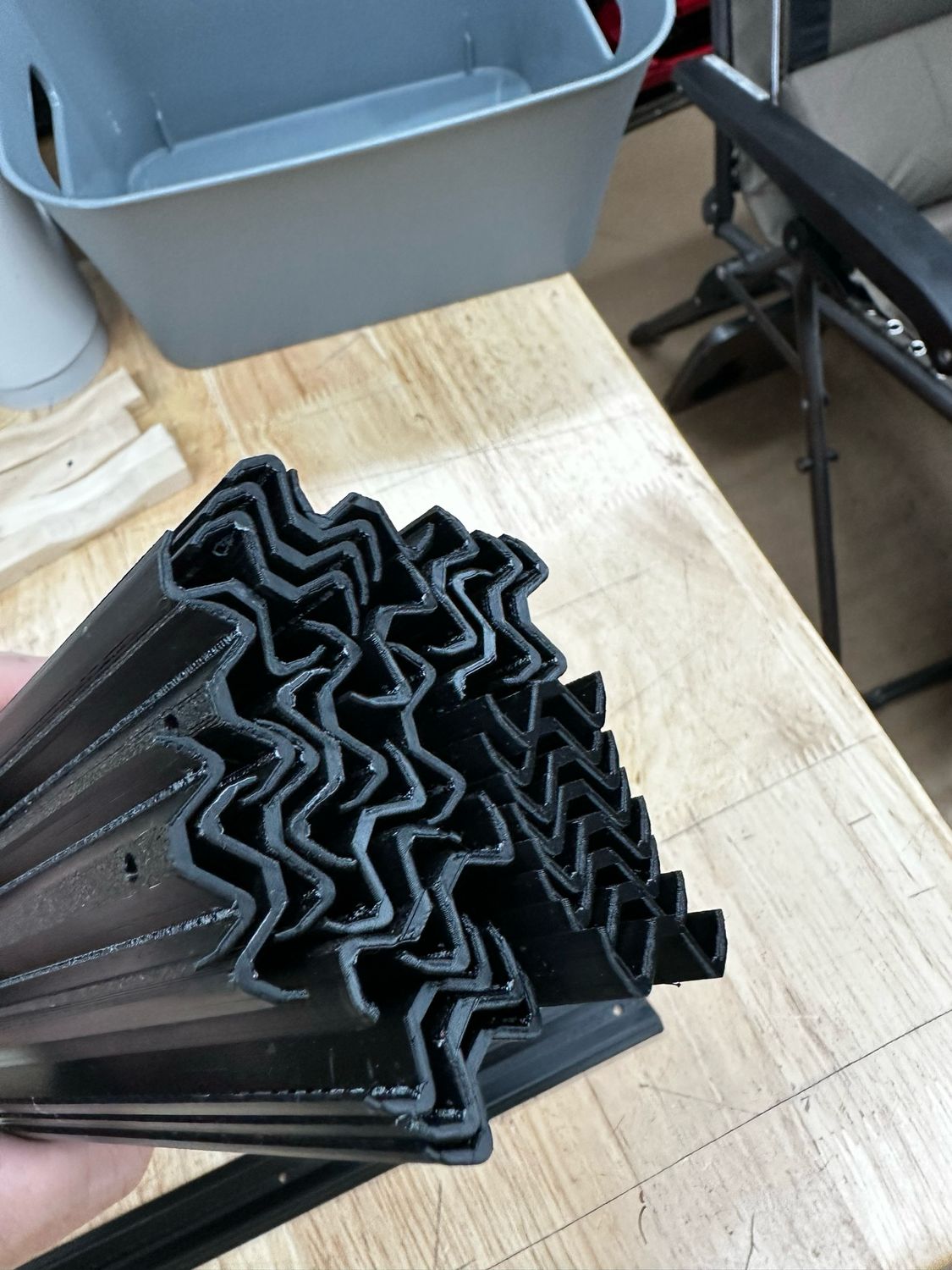 3D Printed 1/14 Hwy Guardrails 30 Pieces 10 inches each