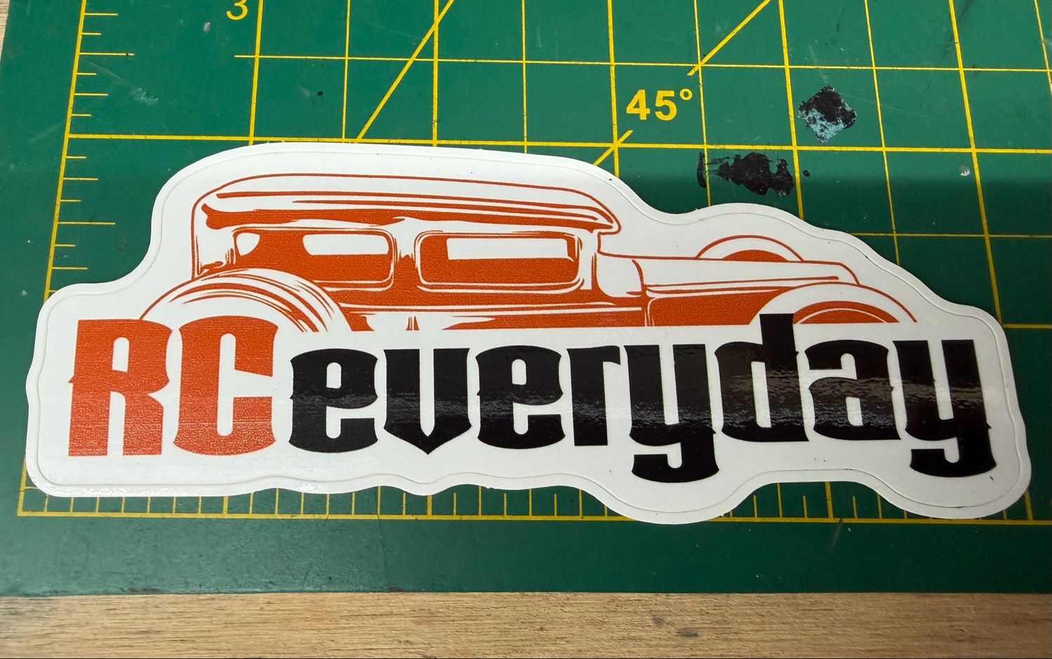 Rceveryday Rat Rod Logo Sticker