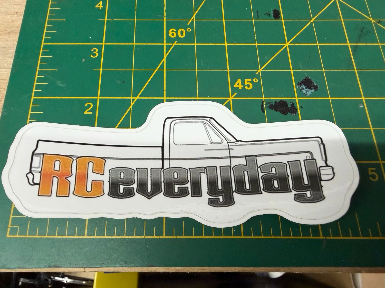 Rceveryday SquareBody Logo Sticker