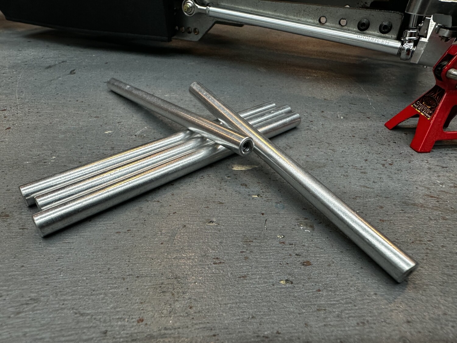 1 Pair of 100mm M3 Rods for Front Suspension for Rat Rod chassis