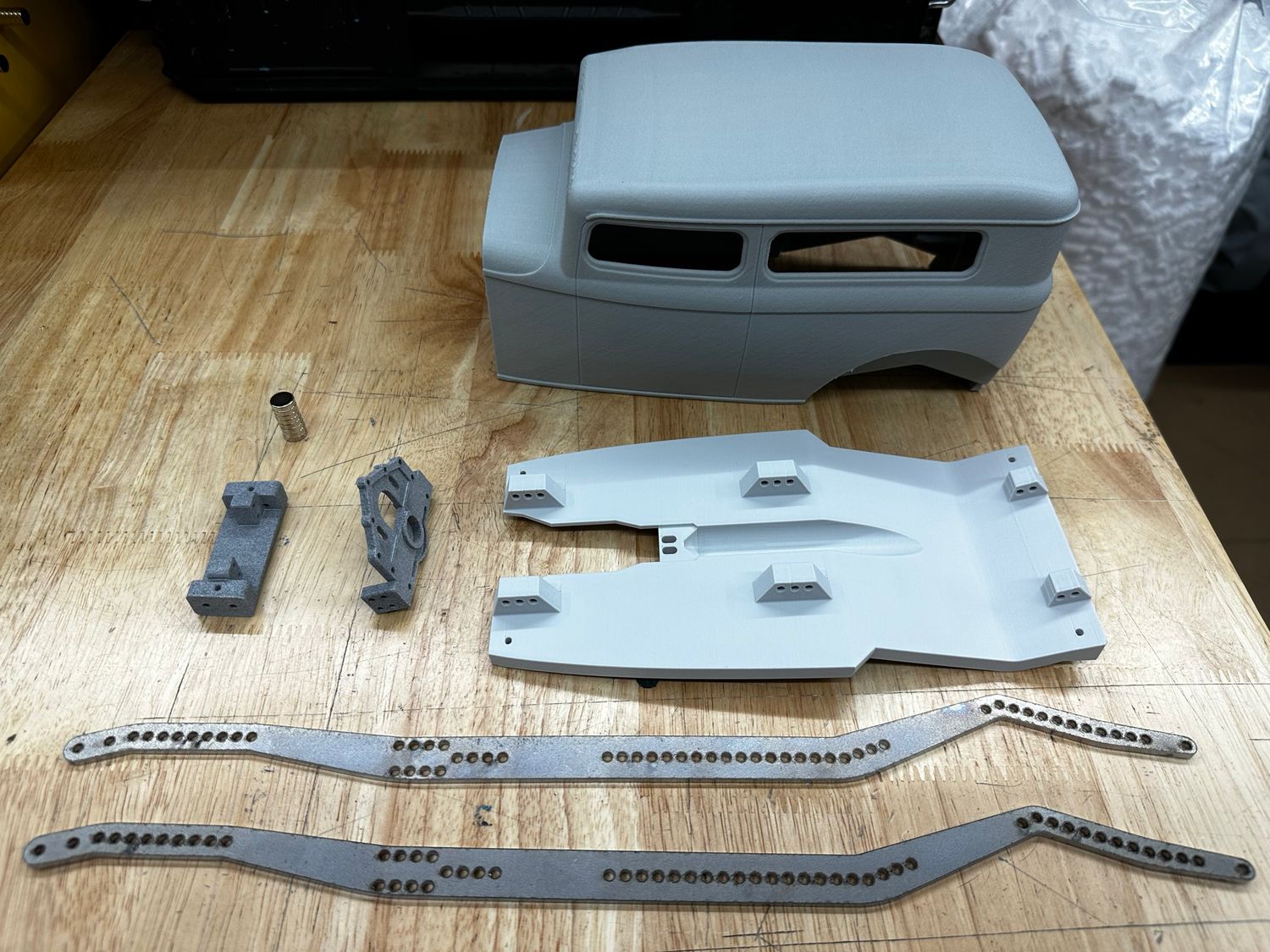 New ABS-GF Hot Rod SEDAN V2 with Floor Pan WITH Hot Rod Chassis Kit