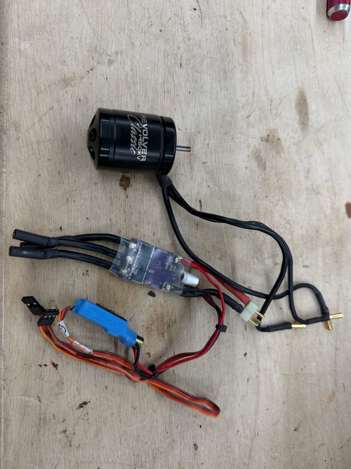 Holmes Hobbies 1450 Revolver Motor, ESC and Castle BEC