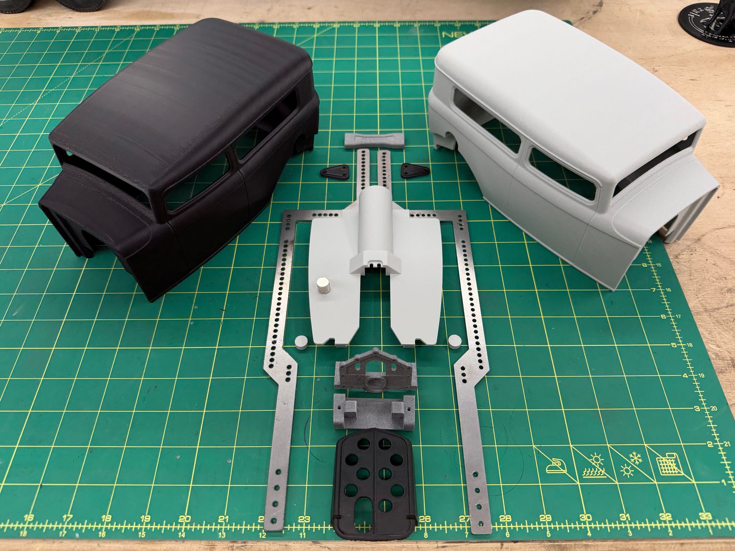 New  Rat Rod ABS SEDAN Kit w/ Chassis Kit