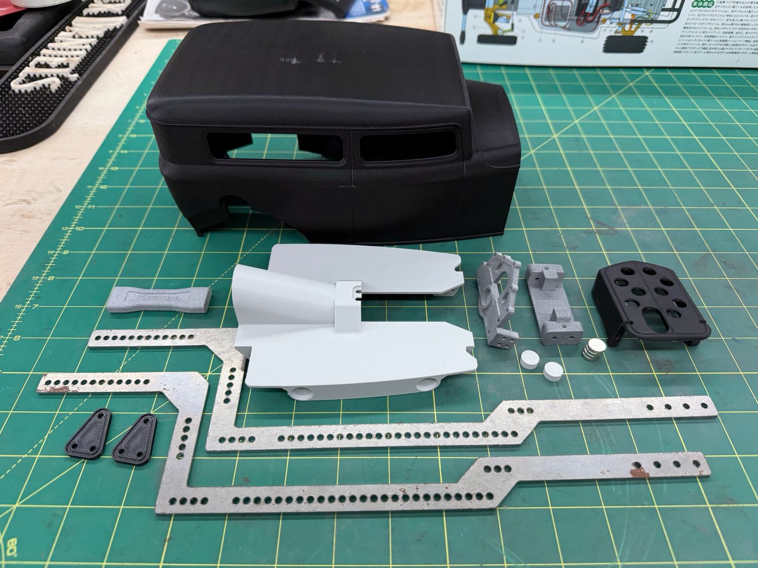 New  Rat Rod ABS SEDAN Kit w/ Chassis Kit
