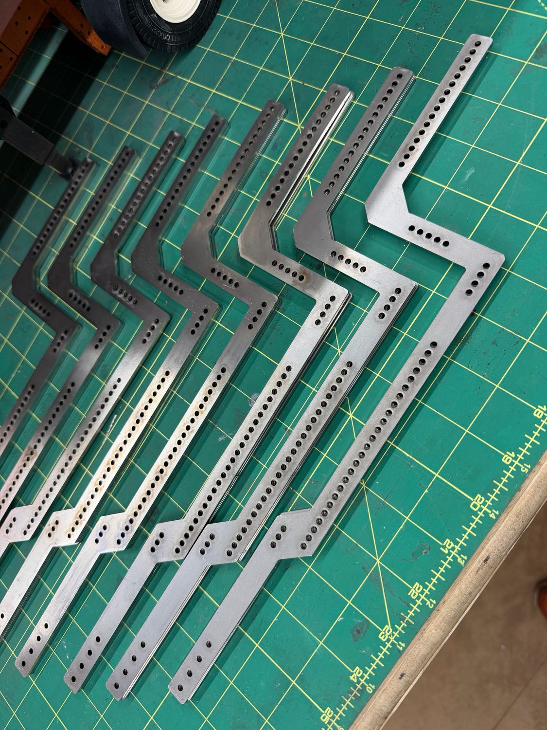 Discontinued old #2 Rat Rod Chassis Rails only 2 rails included