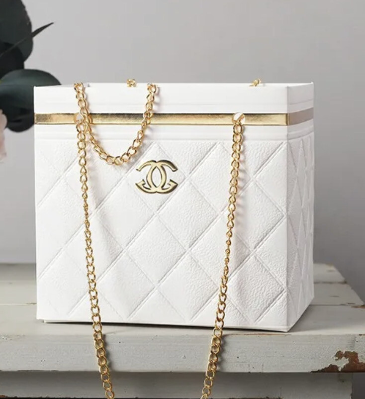 4 White CC Flower Box
