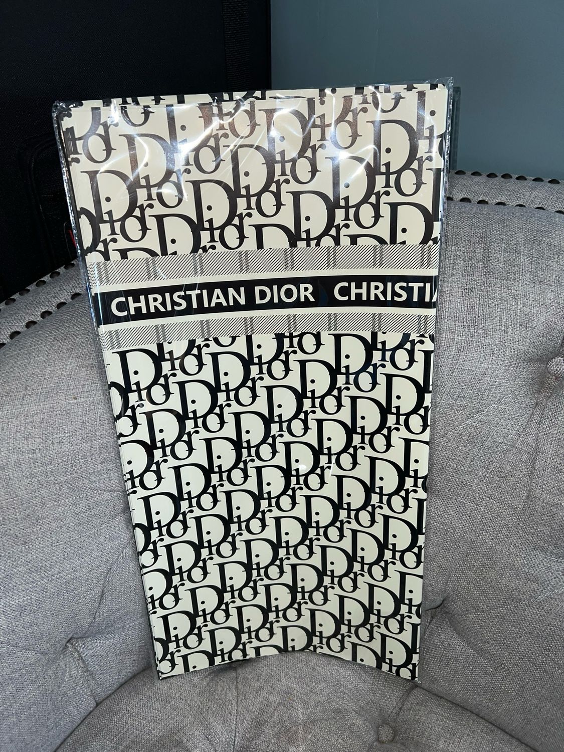 1 Bag 20 Sheets Dior Black Flower Paper