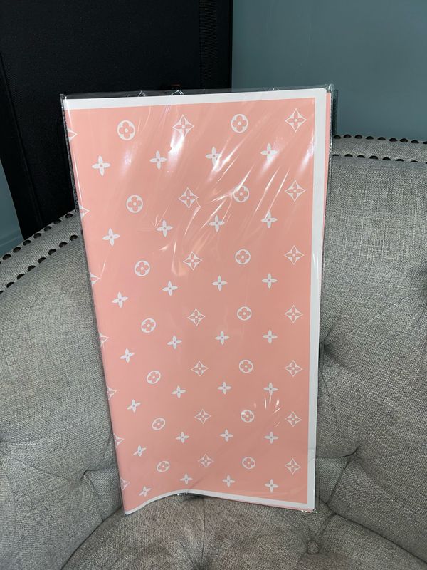 1 Bag 20 Sheets LV PINK ORANGE Flower Paper
