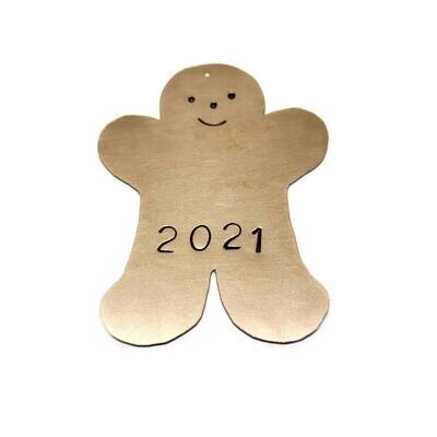 Gingerbread Person Christmas Ornament