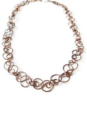 One of a Kind Copper Celtic Knot Necklace