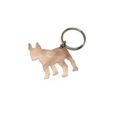 French Bulldog Personalized Keychain