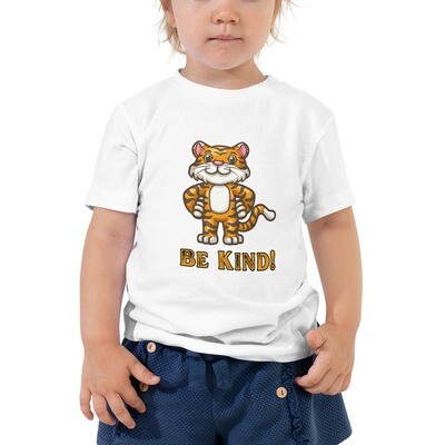 Jay the Tiger Be Kind! Toddler Short Sleeve Tee