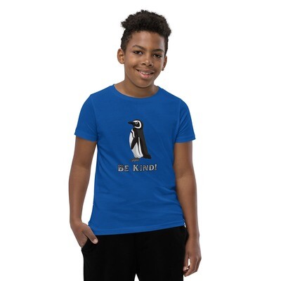 Moe the Penguin Be Kind! Youth Short Sleeve T-Shirt