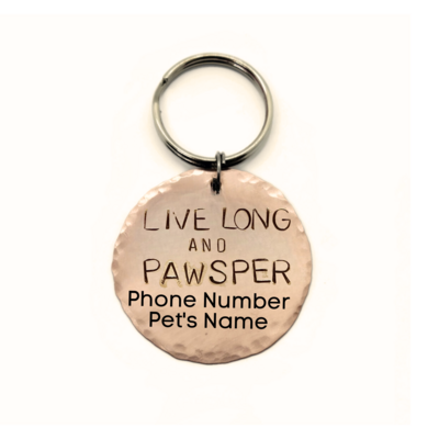 Live Long and Pawsper Star Trek Inspired Pet ID Tag
